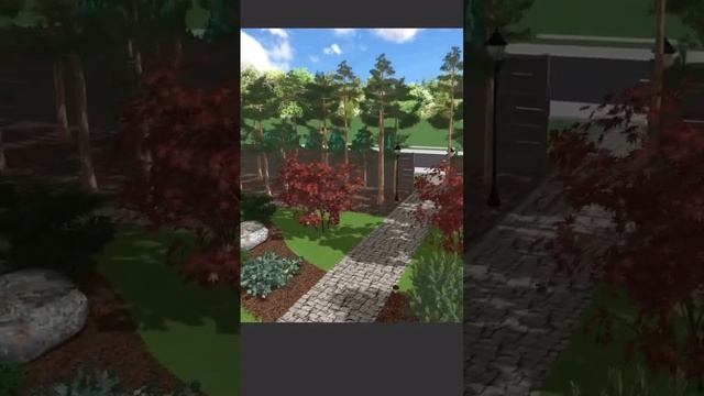 Услуги дизайнера ландшафта. Заказать ландшафтный дизайн проект с 3D визуализацией. смотреть онлайн