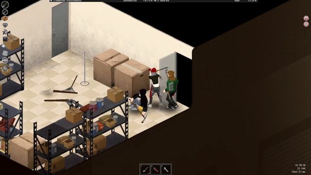 МЫ ЗАПЕРТЫ В ТОРГОВОМ ЦЕНТРЕ С ЗОМБИ В PROJECT ZOMBOID смотреть онлайн