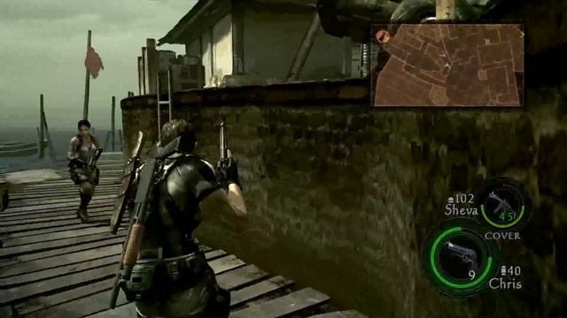 Resident Evil 5 Gold Edition Perfect Walkthrough - New Game - Veteran - Chapter 2-1 - No Damage смотреть онлайн