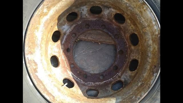 Очистка диска от ржавчины. смотреть онлайн