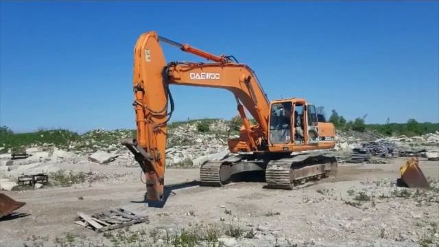 Amsen Quarry Daewoo Excavator смотреть онлайн
