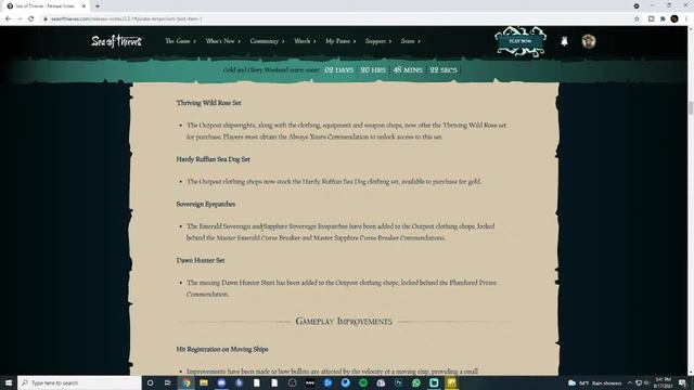 Sea Of Thieves Official August Update 2021 | Quick Review | Live Stream Srilanka смотреть онлайн