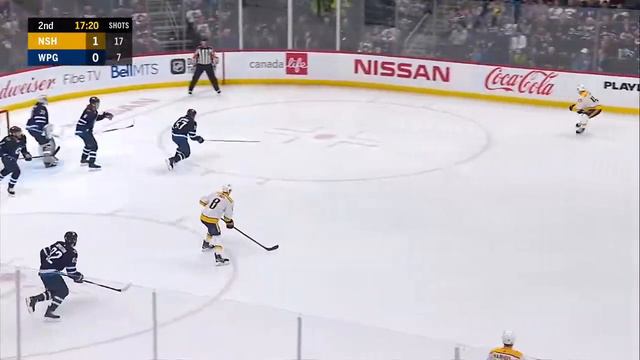 Нэшвилл - Виннипег | НХЛ обзор матчей 12.01.2020 | Nashville Predators vs Winnipeg Jets смотреть онлайн