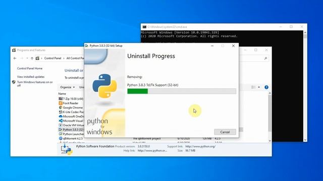 Desinstalación de Python смотреть онлайн