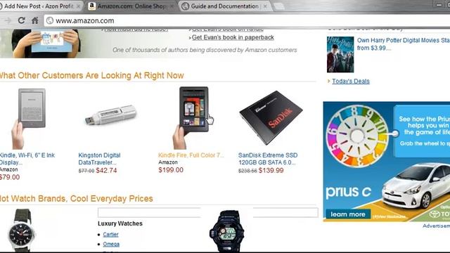 Manual Posting On AzonProfitStore Amazon WordPress Theme смотреть онлайн