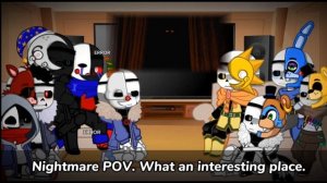 Sans AU react to ??? • ?Halloween special? • FNAF trailer