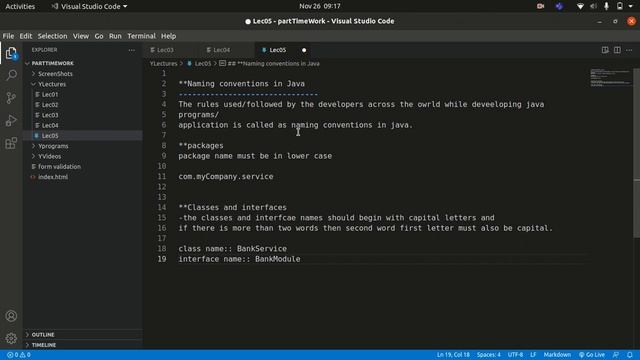 Naming Conventions in Java - Session 15 || Java || HeapCode || Java Full Training || Ankit Tripathi смотреть онлайн