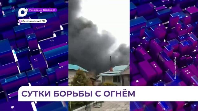 Крупнейший пожар в Лесозаводске удалось локализовать смотреть онлайн