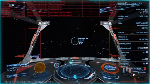 119 - Elite Dangerous - Кругосветка день 74 - До Beagle Point 29 381 с.л. смотреть онлайн