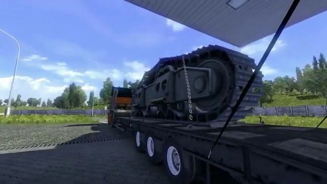 Euro Truck Simulator 2 - High Power Cargo Pack Trailer смотреть онлайн