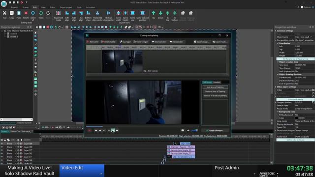 Making 'Solo Shadow Raid Vault' Part 7 *Final* (Video Edit/Post Admin) смотреть онлайн