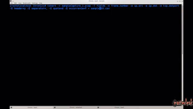 Mastering Wireshark Formatting output to a csv file смотреть онлайн