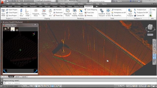 Modeling to Field Layout Workflow: Point Cloud Onsnaps (Leica MultiWorx for AutoCAD & Civil 3D) смотреть онлайн