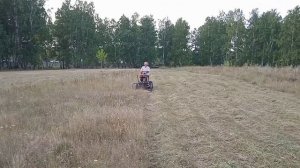 Покос 2021, завершение. Роторная косилка Заря и адаптер АК - 1.