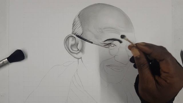 How to Draw Mahatma Gandhi - Real Time Portrait Drawing: A Step by Step Sketching Guide! смотреть онлайн