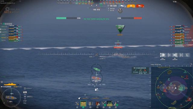 Stalingrad 7 Kills & 233k Damage | World of Warships Gameplay смотреть онлайн