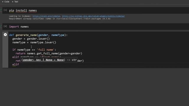 Generate Random Names Using Python смотреть онлайн