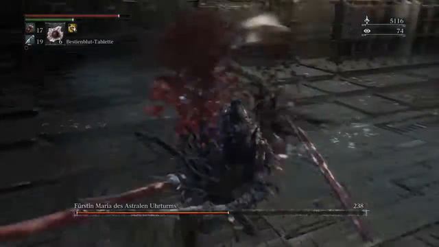 Bloodborne Lady Maria of the Astral Clocktower | NG+ lvl.110 Skill Build смотреть онлайн