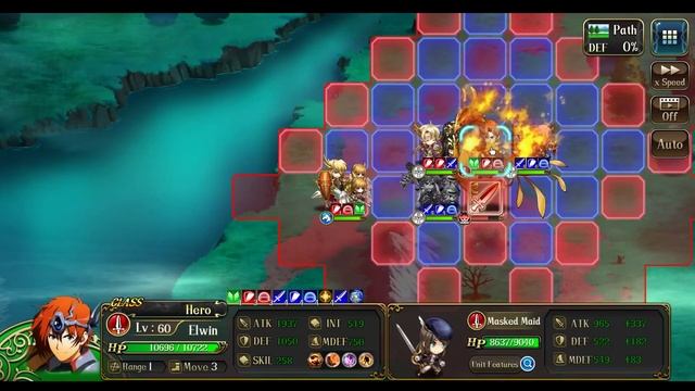 Langrisser M - Phoenix 65 - не забывайте каждый ход проверять дебаффы смотреть онлайн