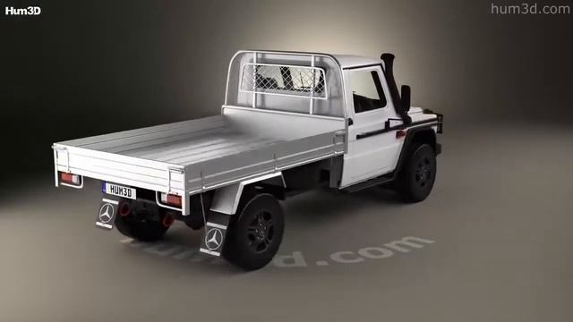 Mercedes-Benz G-Class (W463) Single Cab Alloy Tray 2017 3D model by Hum3D.com смотреть онлайн