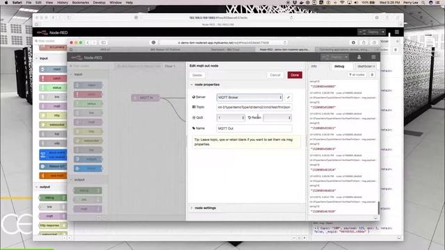 MQTT NodeRED IBM AWS 7 смотреть онлайн