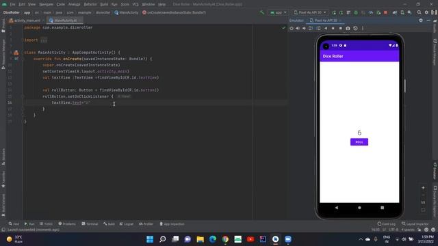 GDSC SOKENDAI "Android app development using Kotlin" #9 Developed the 1st app "Roll a dice"!! смотреть онлайн