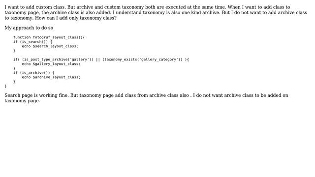 Wordpress: Wordpress taxonomy and archive custom class смотреть онлайн