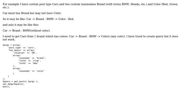 Wordpress: Taxonomy Parameters in WP Query to get posts from two different taxonomies смотреть онлайн