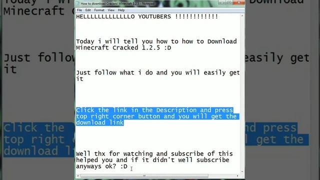 How to download Minecraft Cracked 1.2.5 смотреть онлайн