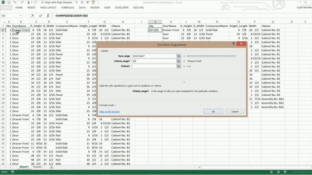 Use advanced filter and sumifs to summarize your eCabinets Cut list in excel. смотреть онлайн