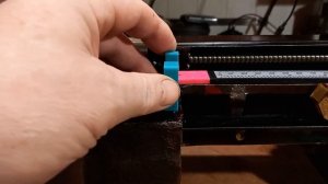 Установка линейки УЦИ на продольную подачу