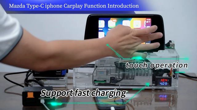TYPE-C Mazda CarPlay Android Auto OEM Retrofit USB Kit For Mazda 2 3 6 CX3 CX5 CX8 CX9 MX5 Miata