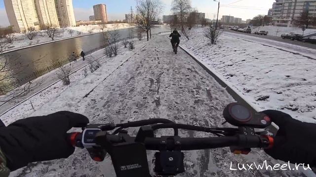 Ходовые зимние испытания электросамокатов Kugoo M4 Pro, Yokamura Raptor 13, Yokamura Ultra.