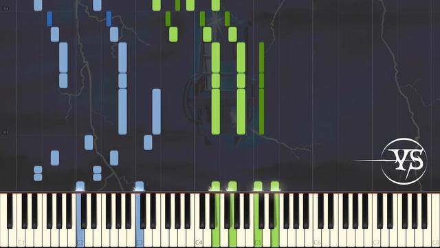 How to play Fade to Black by Metallica on Piano - Piano Cover - Synthesia Tutorial смотреть онлайн