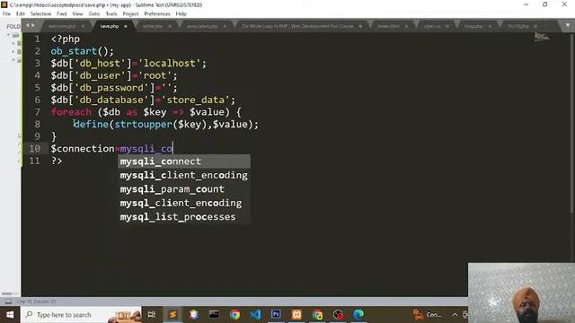 Database Connectivity in PHP and MySQL | Web Development full course | Chapter #7 смотреть онлайн
