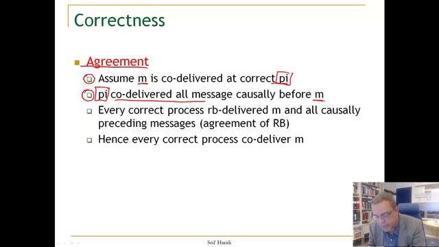Lecture 7. Unit 5. Correctness for vector clock algorithm смотреть онлайн
