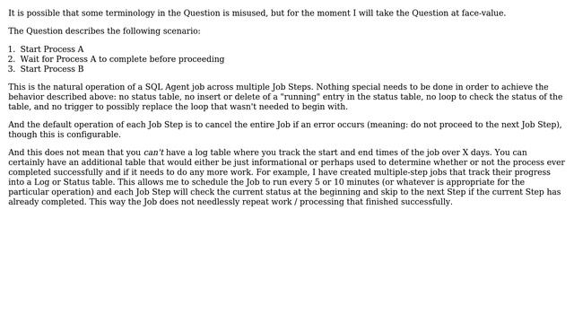 Databases: How to use trigger to make SQL Job's step success or fail? (2 Solutions!!) смотреть онлайн
