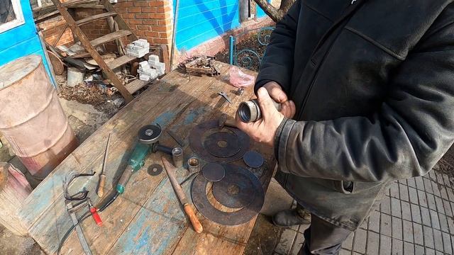 Ротационная конусная борона (Ежи) к мотоблоку. 2 Rotary cone harrow смотреть онлайн