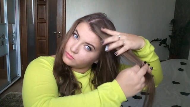 Красивые локоны, крутим волосы плойкой. Кудри)))