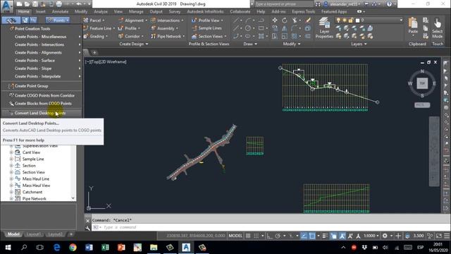 Como convertir puntos de AutoCAD LAND a CIVIL 3D [2023] CAP. 4?? смотреть онлайн