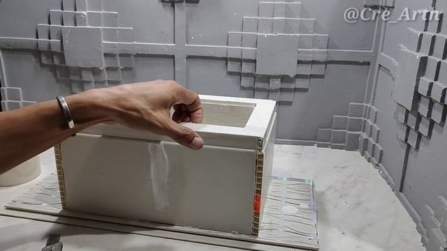 Amazing ideas with plaster gypsum | tissue box from casting gypsum смотреть онлайн