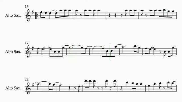 ENHYPEN - Polaroid Love - Alto Saxophone Sheet Music #sheetmusic