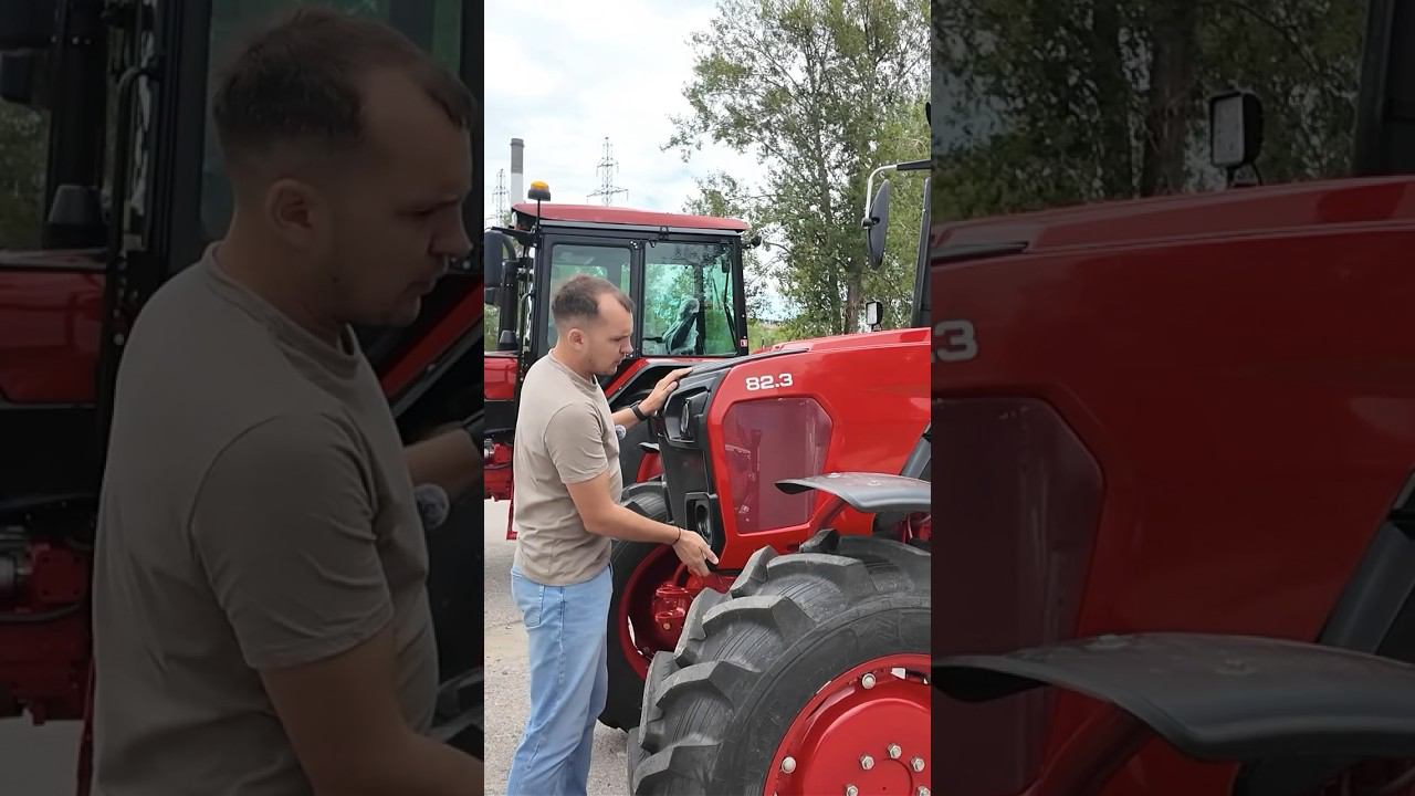 Внутри нового Беларус-82.3 #фермер #tractor #farming #farmer #новыйбеларус #красныйбеларус смотреть онлайн