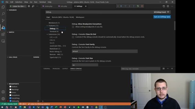 Help! I can't set a breakpoint | Debugging PHP in VS Code with WSL смотреть онлайн