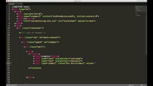 Easy Learn Twitter Bootstrap Login Form Creating a Homepage смотреть онлайн