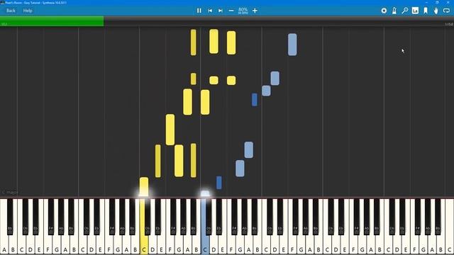 Steven Universe - Pearl's Room - EASY Piano Tutorial смотреть онлайн