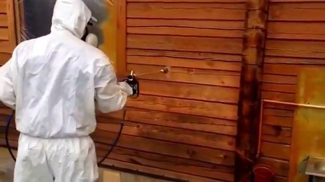 HYVST EPT 270 качественная и быстрая окраска деревянного дома безвоздушным аппаратом смотреть онлайн