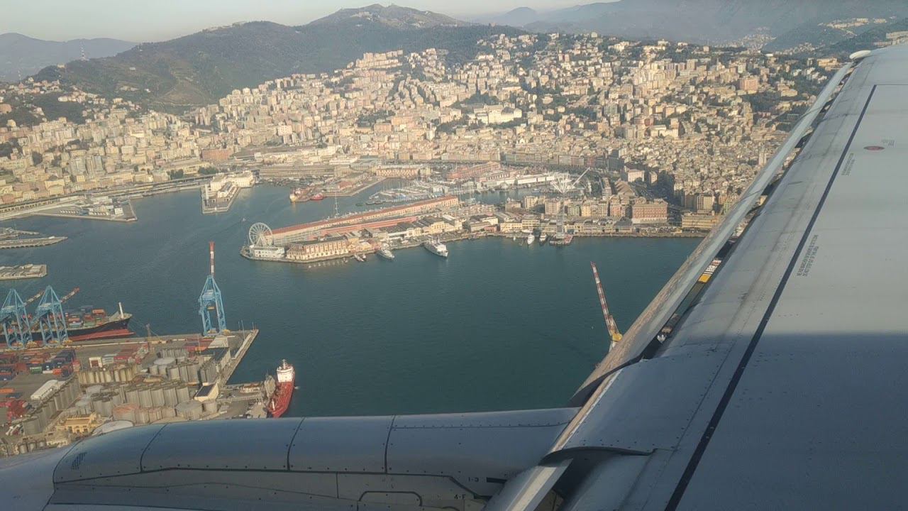 Генуя с высоты птичьего полета. смотреть онлайн