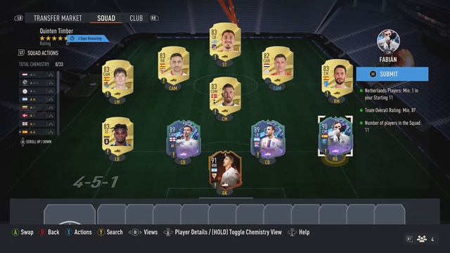 95 Premium FUTTIES Quinten Timber SBC Completed - Cheap Solution & Tips - Fifa 23 смотреть онлайн