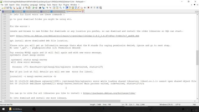 MSSQL - Microsoft SQL Server Install on Debian 12 Step by Step Guide - 100% working with all Fixes. смотреть онлайн